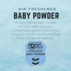Wonder Wafers 20 count Air Fresheners Individually Wrapped, Baby Powder Fragrance