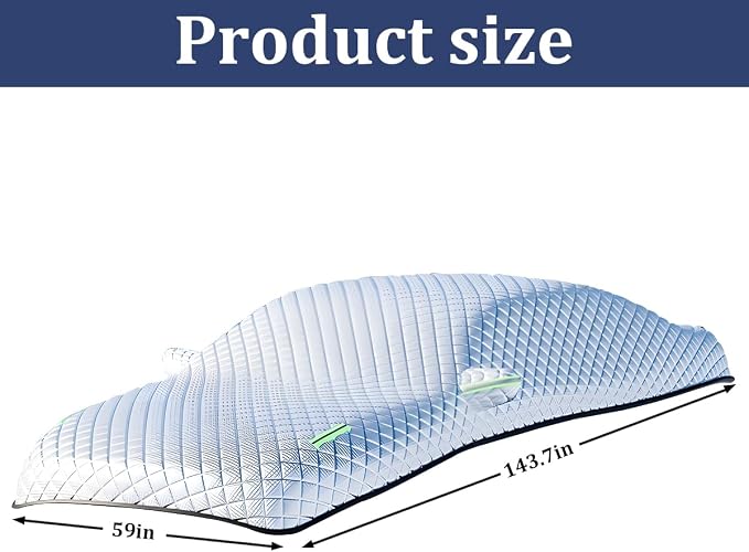 Car Windshield Snow Cover, 7-Layer Thickened Windproof Waterproof Windscreen Snow LCE Frost Protection, Automotive Exterior Windshield Ice Cover, Universal for Vehicles (66.9 × 19.7'')