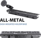 Stainless Steel Phone Mount for 2022-2026 Ford F150 Lightning Flash/Lariat/Platinum - All-Metal Shakeproof Dash Holder for EV Pickup with 15.5" Screen - Ford F150 Lightning Phone Mount