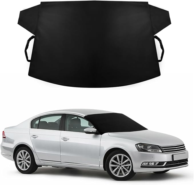 Seal Skin Covers Windshield Cover for Ice and Snow, All Weather Waterproof Snow Cover for Car, Winter Accessories for Sedan, SUV & Trucks (42" x 69")