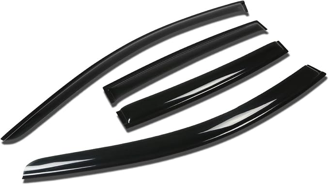 Rain Guards Tape-On Compatible with 2014-2015 Buick Enclave / 2010-2013 Buick Lacrosse, Acrylic Window Visor Deflector