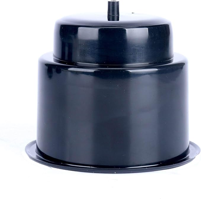 (Set of 3) Amarine-Made Black Recessed Plastic Cup Drink Can Holder with Drain for Boat Car Marine Rv - Black