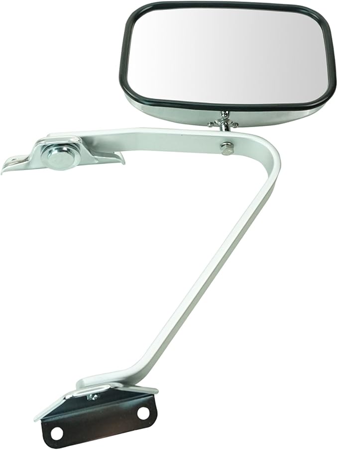 Mirror Set for 1987-1991 Ford Bronco 1987-1991 Ford F-150 | for 1987-1991 Ford Bronco 1987-1991 Ford F-150 Driver and Passenger Side with Chrome Housing Chrome