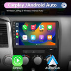 Car Stereo for Toyota Tundra 2007-2013 & Sequoia 2008-2018, Android 13 2GB+64GB 10.1 Inch Touch Screen with CarPlay & Android Auto, Bluetooth, WiFi, FM/AM Radio, Backup Camera