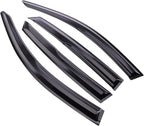 Tape-On Window Visors Deflectors Rain Guards 4 Piece Set ‎Compatible with 2006-2011 Honda Civic 94944