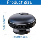 12V Car Heater, 150W 2-in-1 360° Rotation Defroster Defogger for Car Windshield, Plug into Cigarette Lighter Portable Fast Heating Car Heater for Vehicle/Car/Sedan/RV/SUV, Thanksgiving Gift