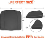 Car Seat Cushion, Comfort Memory Foam Car Cushions for Driving - Sciatica & Lower Back Pain Relief, Driver Seat Pillow for Auto, Office Chair, Wheelchair - Classic Grey