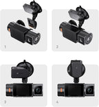 N2X, N4 Pro S, N5S, N4S Dash Cam GPS Receiver Module Type C USB Port Suction Cup Mount for Windows and Mac