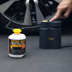 Tire Repair Sealant 450ml UNIBOTTLE - Tire Sealant for Car Tire Repair, Flat Tire Repair Kit Alternative, Works with Any Tire Compressor, Emergency Tire Puncture Repair, TPMS Safe