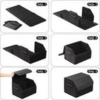 Leather Car Trunk Organizer,Durable Collapsible Adjustable Compartments Cargo Storage,AK-141