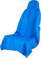 Car Seat Towel Cover - Sweat Absorbing Microfiber Towel for Car Seat After Gym, Workout & Beach - Washable Seat Protector, Universal Fit for Cars, Trucks, SUVs - Blue Ripple
