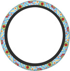 Happy Frog Elastic Steering Wheel Cover Non-Slip Breathable Steering Wheel Protector Fit Auto, SUVs, Truck