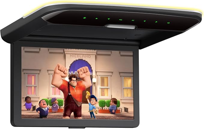 10.2 Inch Car Overhead Player 1280 * 720 IPS Screen Car Roof Mounted Flip Down Car TV Support HDMI, USB, AV Input (No DVD Drive)