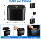 Car Door Side Storage Box and Trash Can for 2020-2024 Tesla Model Y (Not for Juniper) Accessories Front Rear Door Insert Tray Organizer Slot Storage Protector with Trash Can 6PCS
