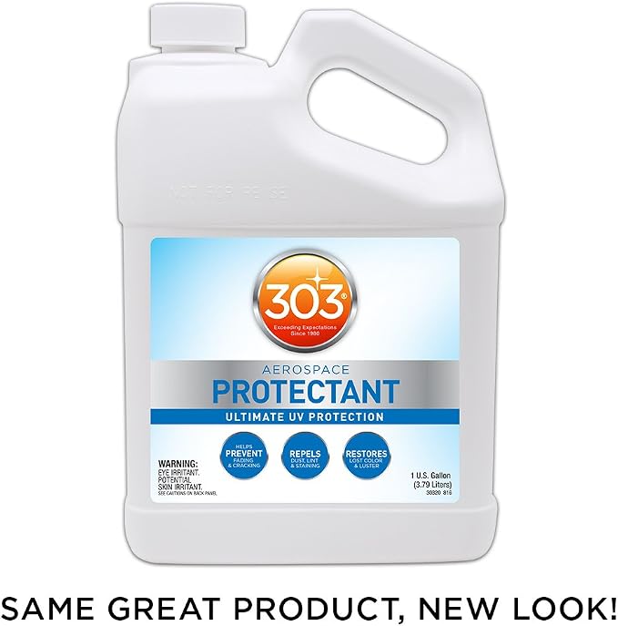 Aerospace Protectant – UV Protection – Repels Dust, Dirt, & Staining – Smooth Matte Finish – Restores Like-New Appearance – 128 Fl. Oz. (30320-4PK)