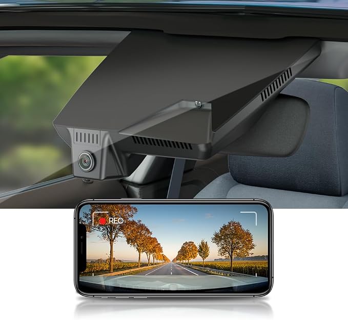 4K Dash Cam Suitable for Hyundai Ioniq 5 2025-2026 (with 7 Vents/HD2-Ni000) & 2025 Ioniq 5 N, OEM Factory Look, UHD 2160P Video, WiFi & APP, Loop Recording, G-Sensor, Plug & Play, 64GB Card