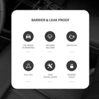 2PCS Car Seat Gap Filler,Super Flexible Car Side Seat Gap Filler CCar interior Accessories,Universal Car Organizer Between Seats for Tightly Filling Seat Gaps(Carbon Fiber/2PCS)…