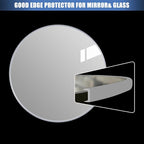 Rubber Edge Trim, Flexible Edge Trim for Sharp Edge, 1/4" U Channel Edge Protector, Self Adhesive Edge Guards for Plywood, Glass, Flexiglass and Sheet Metal Parts, 20Ft, Grey Color