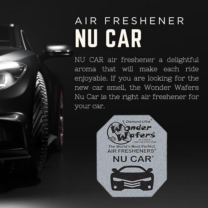 Wonder Wafers 250 Count Unwrapped Automobile Professional Use Air Fresheners Car and Truck Detail (Nu Car)