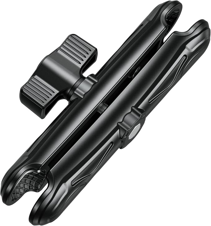 1" Ball Aluminum Alloy Double Socket Arm, 5.9" Length Long Arm | Compatible with RAM Mounts B Size 1" Ball Components, for Fish Finder Mount, Motorcycle Bike Car Phone Mount Holder