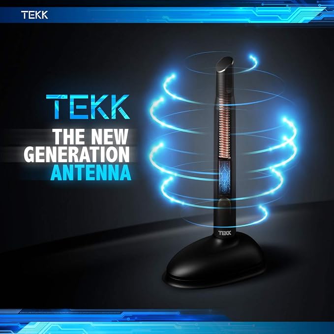 Tekk Short Antenna Compatible with Ford Raptor 2010-2026 / Designed for Optimized FM/AM Reception / 4.8 Inches