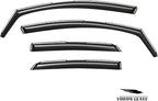 Voron Glass in-Channel Extra Durable Rain Guards for Ford Fusion 2013-2020, Window Deflectors, Vent Window Visors, 4 Pieces - 220180