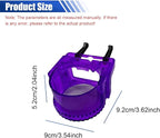 YoRise Car Air Vent Cup Holder, Multifunctional Auto Drink Holder Expander with Mounting Clips, Universal Vehicle Bottle Organizer for Most Cars with Horizontal Blade Vents (Purple)