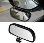 Mandark Car Blind Spot Mirror, Rectangle HD Glass Convex Vehicle Rearview Mirror, Wide Angle Adjustible Auto Exterior Blindspot Side View Mirror, Universal for SUV, Sedan, Truck (Black)