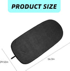 Waterproof Towel Car Seat Cover, Sweatproof Non Slip Towel Carseat Cover, Machine Washable Vehicle Bucket Frontseat Protector Accessories, Universal for SUV, Sedan, Truck (Black)