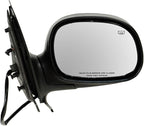 Passenger Side View Mirror Manual Folding Electric Adjustment Heated No Memory Black Compatible with 1997-2002 Ford Expedition