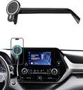 Car Phone Mount for 2020-2026 Toyota Highlander 8-inch Screen Accessories | L/LE/Hybrid XLE/Nightshade Magnetic 15W Fast Wireless Charger Phone Holder with Magsafe Not Affect Vent (Not fit 12.3'')
