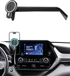 Car Phone Mount for 2020-2026 Toyota Highlander 8-inch Screen Accessories | L/LE/Hybrid XLE/Nightshade Magnetic 15W Fast Wireless Charger Phone Holder with Magsafe Not Affect Vent (Not fit 12.3'')
