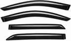2019-2026 Tape-On Rain Guards for Toyota Corolla Sedan Side Window Visor Deflectors L LE SE XLE XSE FX Hybrid, Durable Tinted Vent Shades 2020 2021 2022 2023 2024 2025
