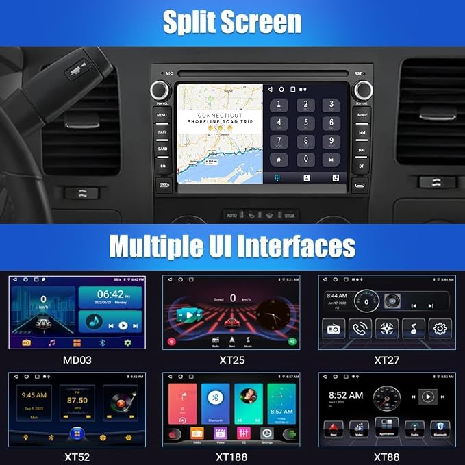 10 inch Upgrade Radio for Nissan Altima 2018-2021 Head Unit with Backup Camera Wireless Carplay Android Stereo for Nissan Altima 2018 2019 2020 2021 Radio Bluetooth GPS Navi FM Mirror Link 2+32G