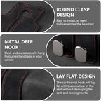 Headrest Hooks for Car, Twinhook Car Seat Hooks for Headrest, Leather Car Purse Holder Hooks for Purses and Bags, Universal Car Headrest Hangers Seat Back Organizer for Travel (Grey, 4Pcs)