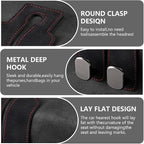 Headrest Hooks for Car, Twinhook Car Seat Hooks for Headrest, Leather Car Purse Holder Hooks for Purses and Bags, Universal Car Headrest Hangers Seat Back Organizer for Travel (Brown, 2Pcs)