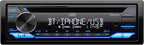KD-SR87BT Single DIN Car Stereo with CD Player & Bluetooth, 200W Digital Stereo Receiver, Dual Phone Connection, 13-Band EQ, AM/FM Radio, 1.5A USB & AUX, High Contrast LCD, Spotify Control