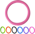 30% Thicker Universal Stretchy Silicone Steering Wheel Cover for 14” 15” 16” Wheels - Anti-Slip Grip & Enhanced Control for Men & Women, All Weather Protection (Pink)