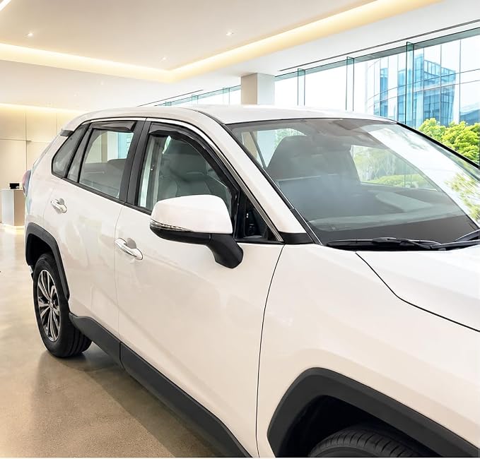 2019-2025 in-Channel Rain Guards Side Window Visor Deflectors for Toyota Toyota Rav4 SE XSE LE XLE Adventure Limited Hybrid 2020 2021 2022 2023 2024