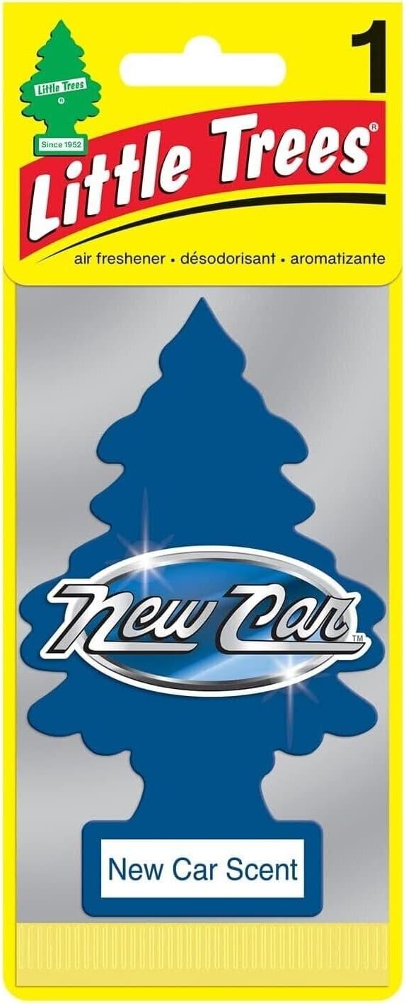 Car Air Freshener | Hanging Paper Tree for Home or Car | New Car Scent | 2 Pack