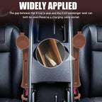Car Seat Gap Plug with Storage Slot, Car Seat Gap Filler, 2PCS | Auto Gap Filler Organizer with Cup Holder, Universal Carseat Side Gap Filler Strip Between Front Seats & Console for Most Car