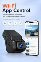 Dash Cam Front and Inside, 2.5K+1080P Dual Hidden Camera for Cars, Car Camera Front and Interior with Night Vision, 4 IR LEDs, G-Sensor, 24H Parking Mode, Loop Recording, 32GB Card Included