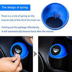 Cup Holder Trash Can, Leakproof Car Trash Can with Lid, Trash Bin for Car Accessories, Mini Garbage Bin Organizer for Automotive Office Home Kitchen, Applicable to Women and Men