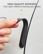muekzu Silicone Car Door Edge Guard Trim Molding Crash Scratch Protector Scratch Guard for Car,Sedans,Truck,SUV 4PCS (Black)
