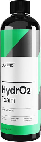 HydrO2 Foam Car Wash & High Gloss Sealant in One: 1-Step Car Wash and Coat, Ultra-Hydrophobic Coating - 500mL (17oz)
