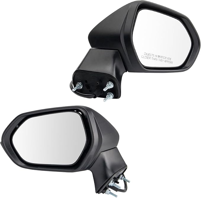 Power Side Mirror Set Driver & Passenger Paint to Match Manual Fold Compatible with 2020-2024 Toyota Corolla Sedan TO1320391 TO1321391