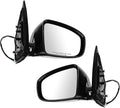 2 Piece Driver and Passenger Side Mirror Assembly Set Electric Adjustment Heated Memory Black Compatible with 2009-2014 Nissan Murano NI1320197 NI1320198 NI1321197 NI1321198