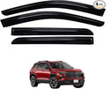 Tape-On Window Visors 4-Piece Compatible with 2025 2026 Chevy Equinox Sun Rain Guards Shield Shade Smoke