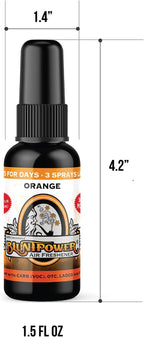 (Orange, 1 Pack) Concentrated Air Freshener for Room and Car Spray - Oil-Based Diffuser Spray Bottle - Long-Lasting Bathroom Spray, Car Freshener, & Odor Eliminator Spray