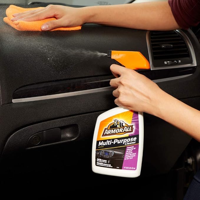 Multi Purpose Cleaner, Car Cleaner Spray for All Auto Surfaces, 16 Fl Oz (Pack of 2)